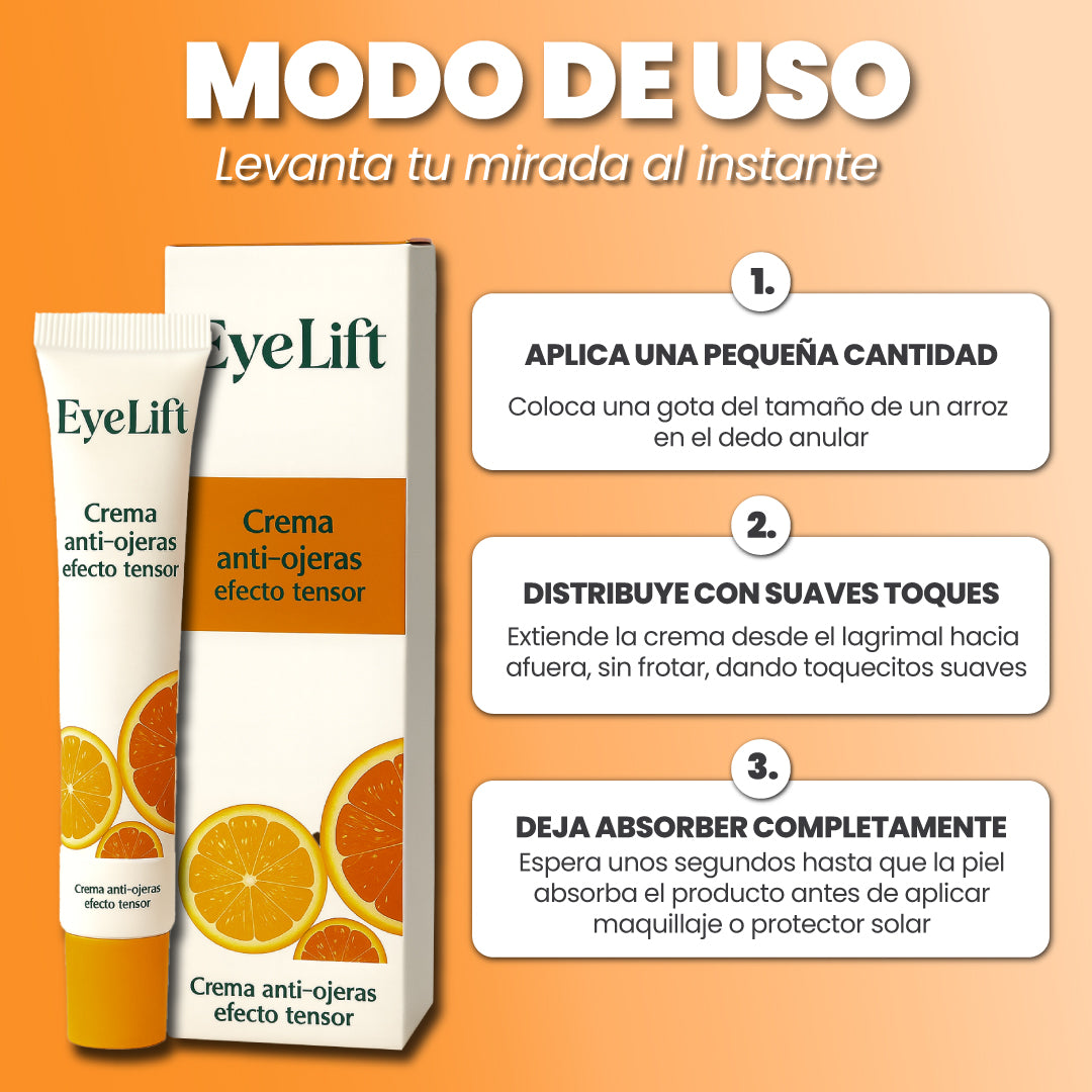 Crema anti-ojeras efecto tensor + Roll-on de ácido hialurónico - Eye Lift™