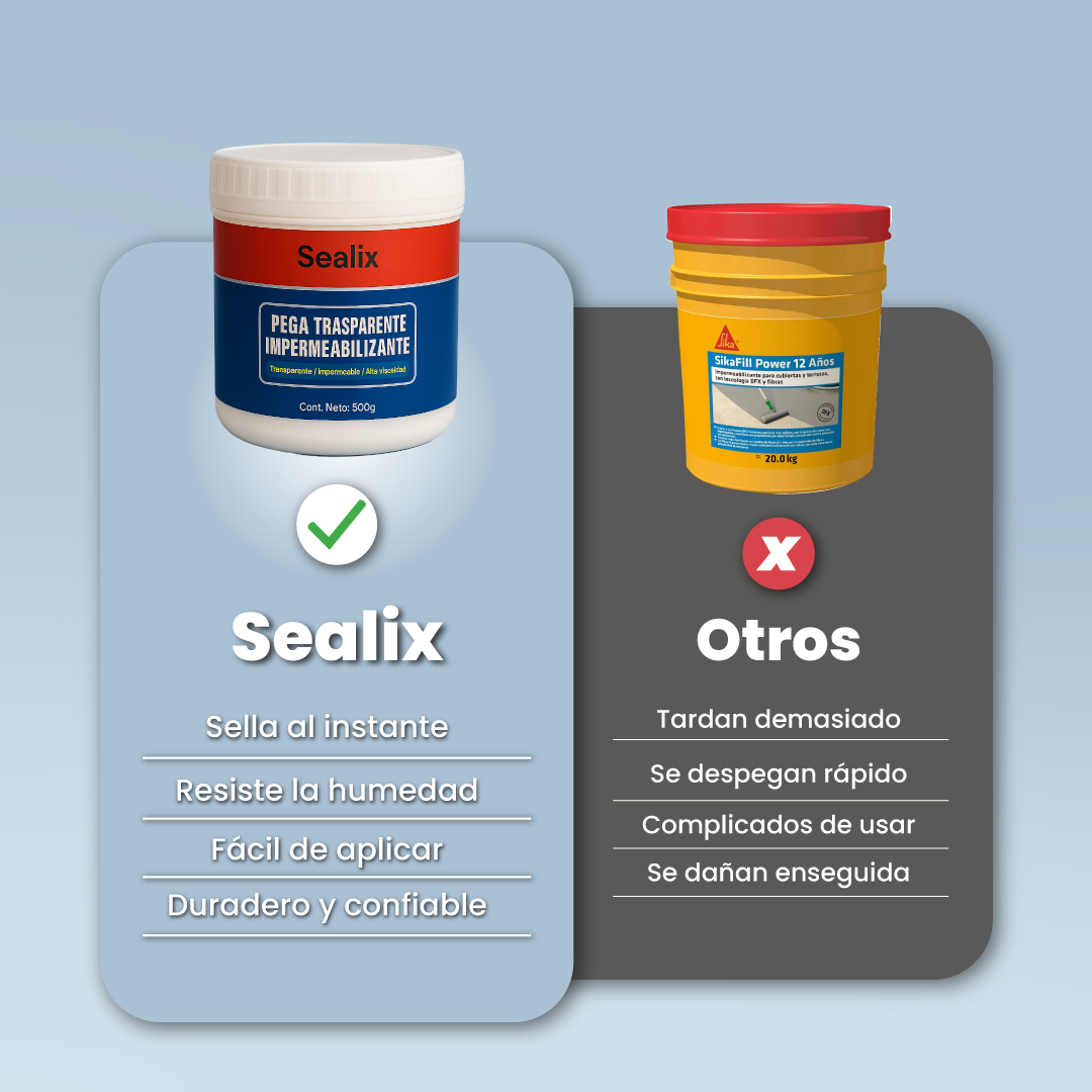 Sellador impermeable para fugas y humedades - Sealix™