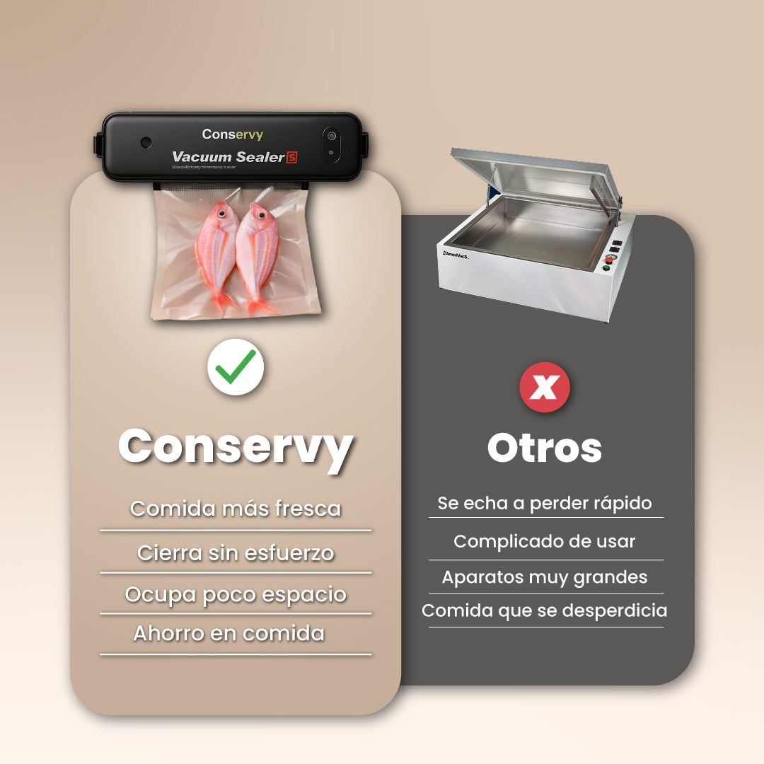 Sellador al vacio para alimentos - Conservy™