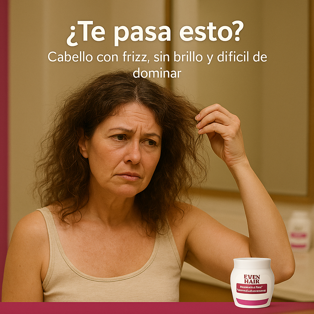 Crema capilar alisadora de cabello - Even Hair™