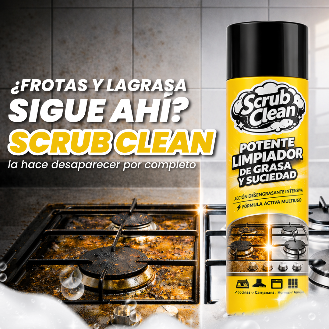 Potente limpiador de grasa y suciedad - Scrub Clean™