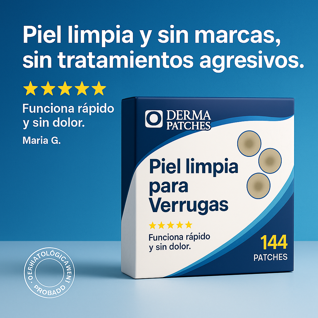 Parches eliminadores de verrugas - Derma Patchs™