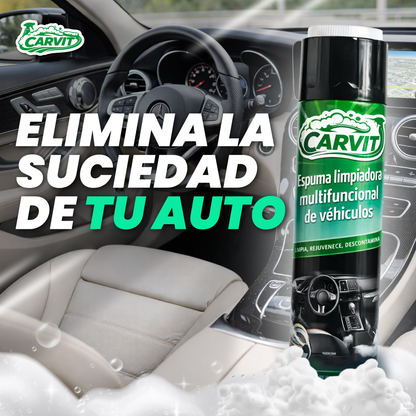 Carvit™ - Espuma limpiadora multifuncional de vehículos