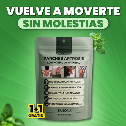 Parches analgésicos con fórmula natural - Sahona™