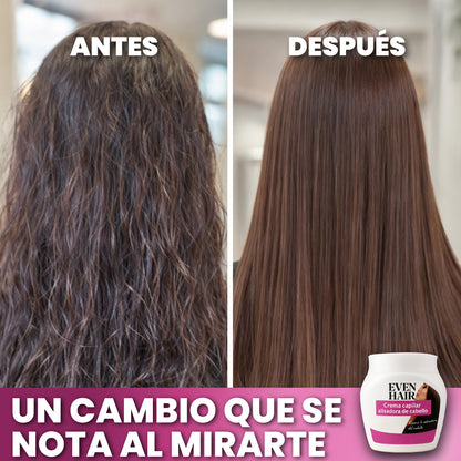 Crema capilar alisadora de cabello - Even Hair™ | 1 + 1 GRATIS