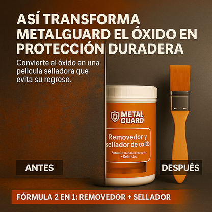 Removedor y sellador de óxido - MetalGuard™