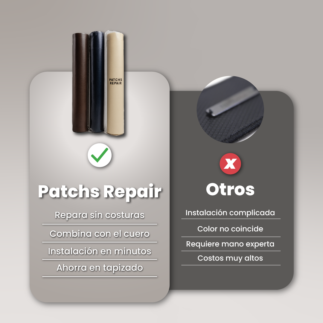 Parches reparadores de cuero - Patchs Repair™