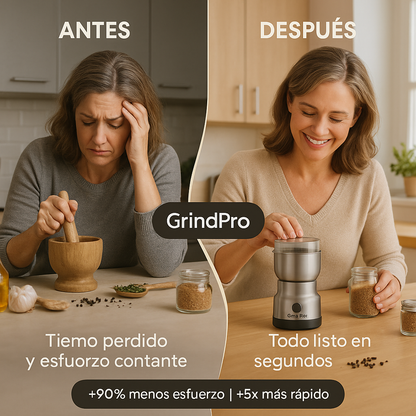 Molino eléctrico de granos y especias -  Grind Pro™