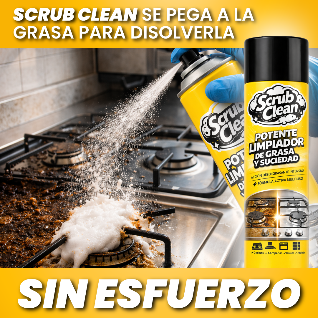 Potente limpiador de grasa y suciedad - Scrub Clean™