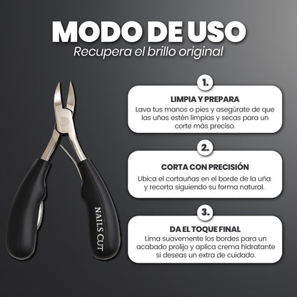 Cortauñas de precisión para mayor cuidado + Parches para uñas encarnadas - Nails Cut™