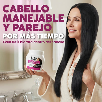 Crema capilar alisadora de cabello - Even Hair™ | 1 + 1 GRATIS