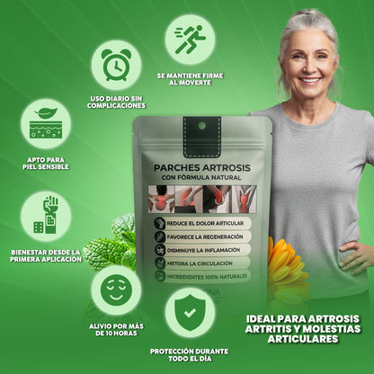 Parches analgésicos con fórmula natural - Sahona™