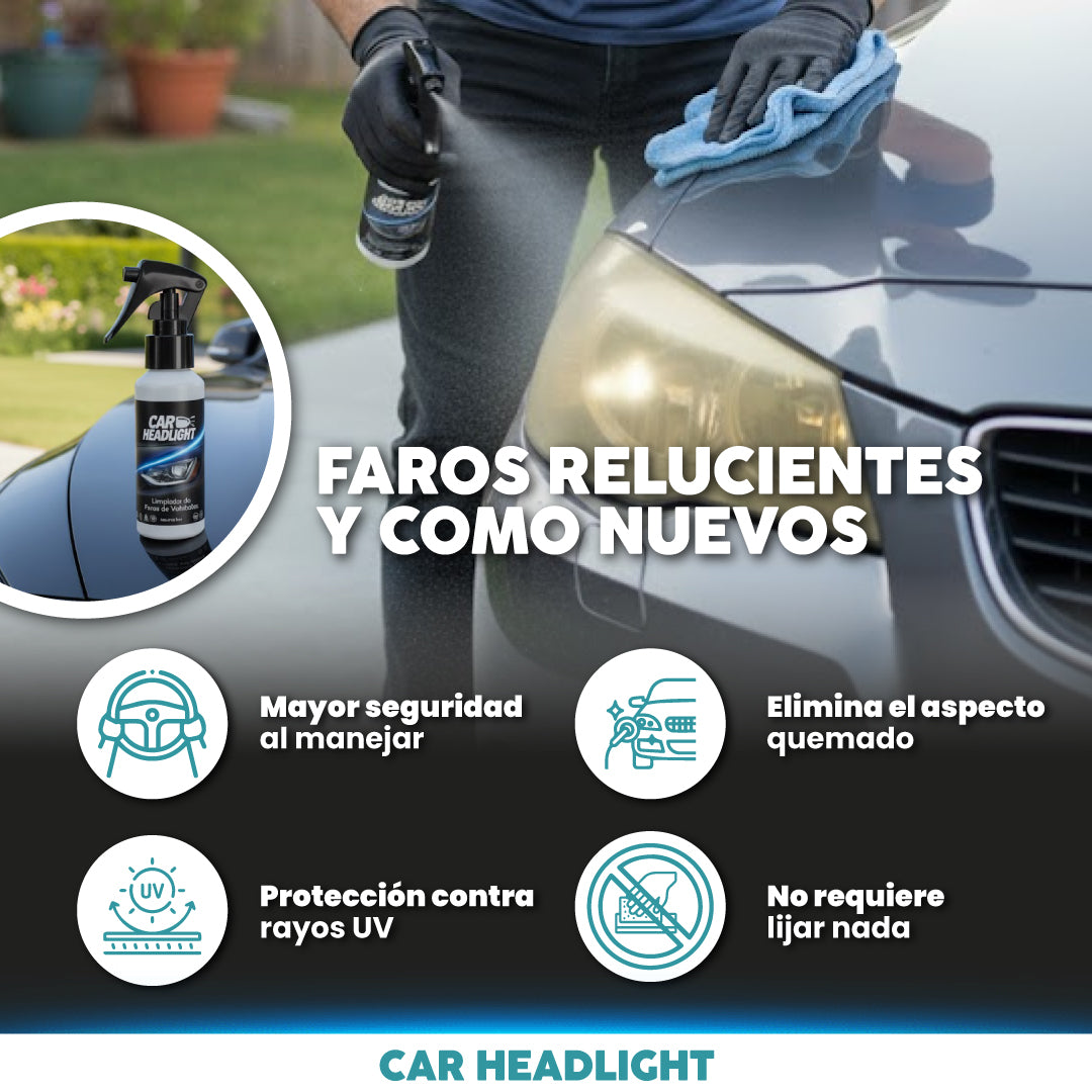 Limpiador de faros de vehículos - Car Headlight™