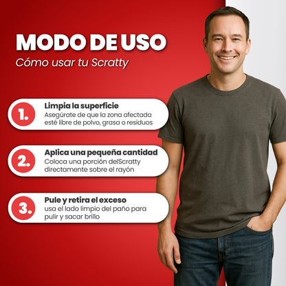 Reparador de rayones para vehículos - Scratty™