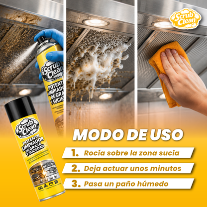 Potente limpiador de grasa y suciedad - Scrub Clean™