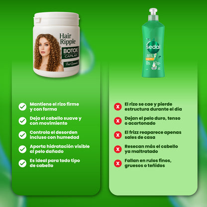 Crema capilar para rizar el cabello - Hair Ripple™ | 1 + 1 GRATIS