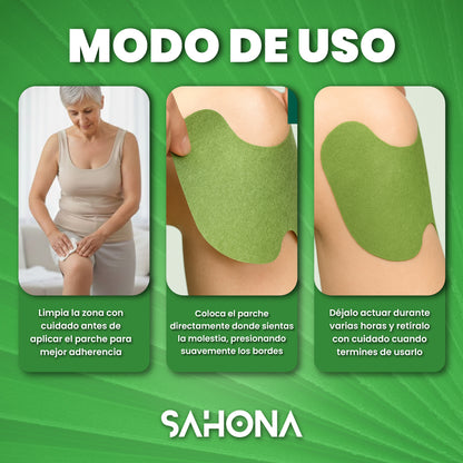 Parches analgésicos con fórmula natural - Sahona™