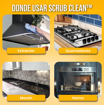 Potente limpiador de grasa y suciedad - Scrub Clean™