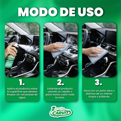 Carvit™ - Espuma limpiadora multifuncional de vehículos