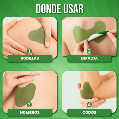 Parches analgésicos con fórmula natural - Sahona™