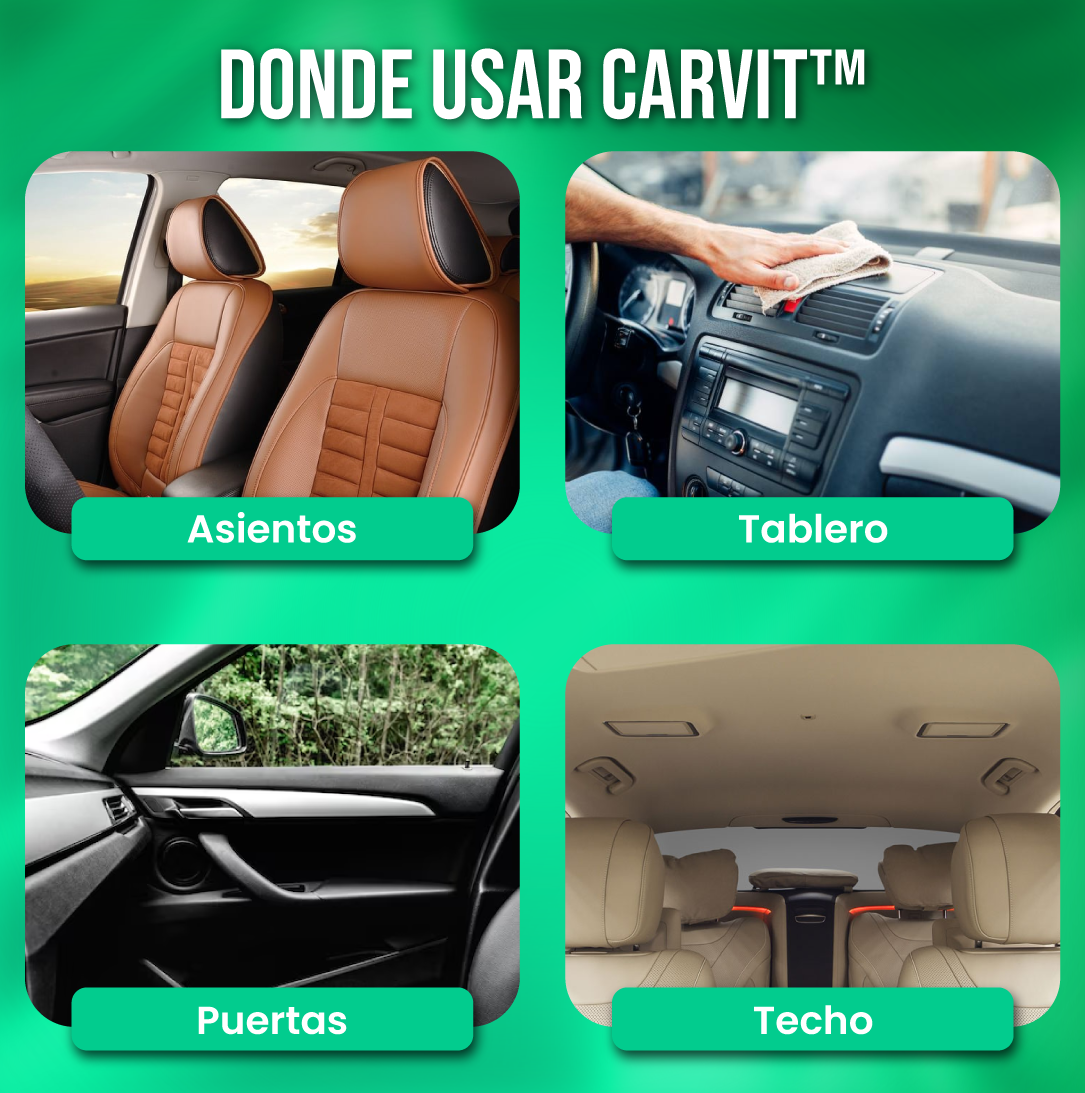 Carvit™ - Espuma limpiadora multifuncional de vehículos