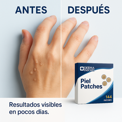 Parches eliminadores de verrugas - Derma Patchs™
